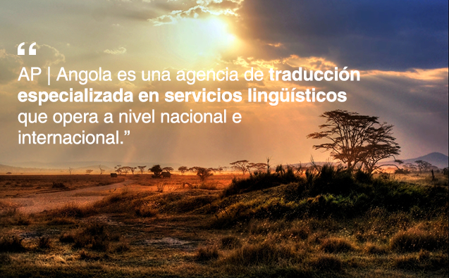 AP | ANGOLA - empresa de traduccin especializada en servicios lingsticos